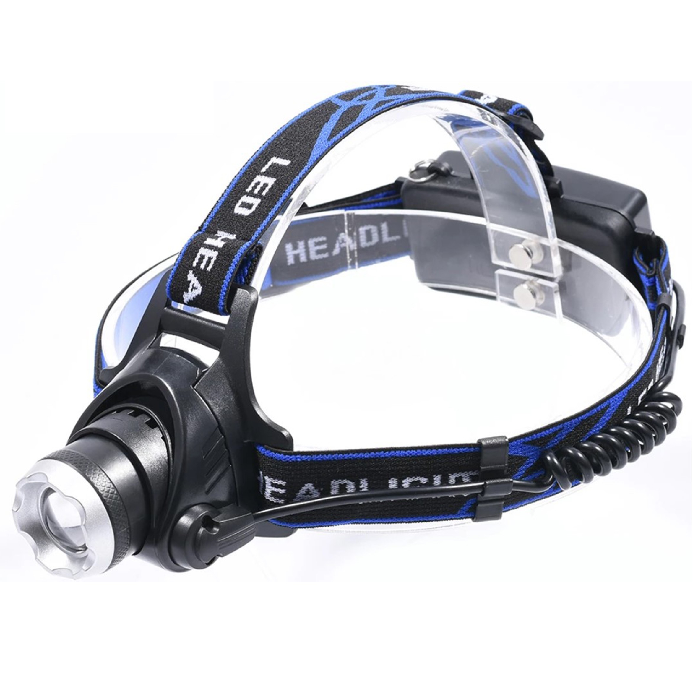 lanterna de cap cu acumulator 1 led 10w, include 2 x 18650, tl-7022 ted